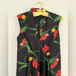 Vintage Floral Midi Dress thumbnail 2