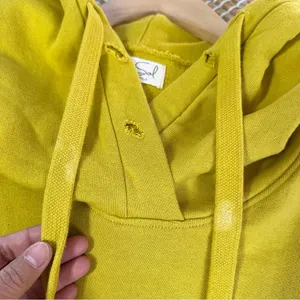 Niyama Sol Women’s Sleeveless Destroyed Hoodie Pullover in Chartreuse Yellow XL thumbnail 9