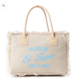 MYRABAGS Saint Tropez Tote Bag-Sand thumbnail 1