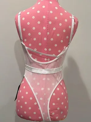 PRETTY LITTLE THING white lingerie bodysuit size small thumbnail 9