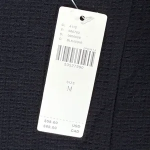 Maeve Anthropologie Black Batwing Waffle Knit Top Medium New With Tags thumbnail 2