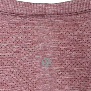 Lululemon Swiftly Relaxed Tank Top in Cherry Pink/White Size 10 thumbnail 4