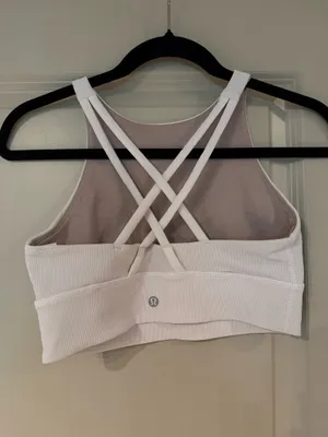 White Lululemon Tank 6 Racerback thumbnail 2