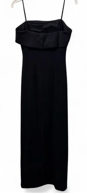 Vintage Alex Evenings Spaghetti Strap Black Formal Dress thumbnail 1