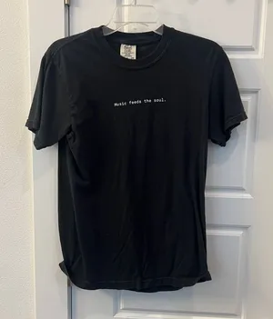 Comfort Colors The Concourse Project Black Graphic T-Shirt size small women’s thumbnail 1