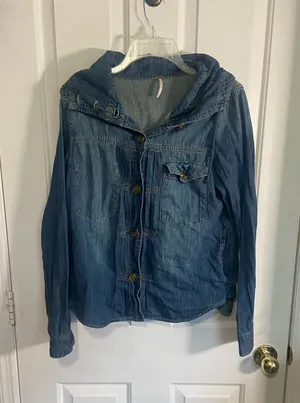 Free People Denim Jacket thumbnail 1