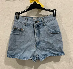 Esprit Vintage High Rise Denim Short Shorts thumbnail 3