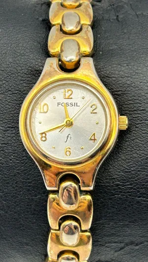 Fossil F2 Gold Silver Stainless Steel Women’s Watch, 22mm thumbnail 1