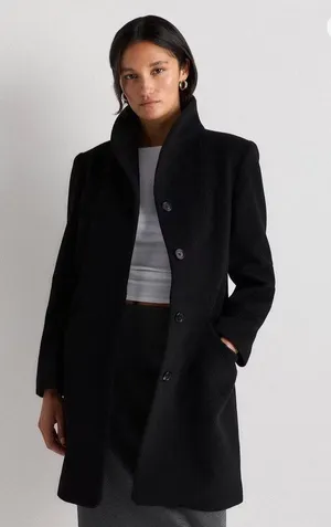 Quince Wool Cashmere‎ Cocoon Coat NWOT size medium thumbnail 1