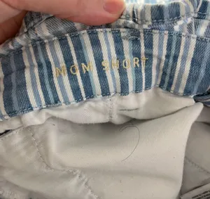 striped paper bag waist mom shorts size 14 thumbnail 10