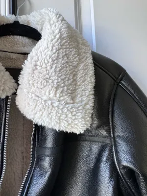 Statement Vegan Leather Aviator Jacket from Ci Sono thumbnail 2