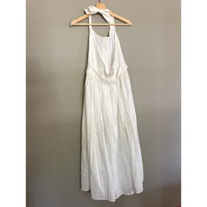 HUNTER BELL Cleo Fitter Maxi Dress in Bright White Size 10 thumbnail 5