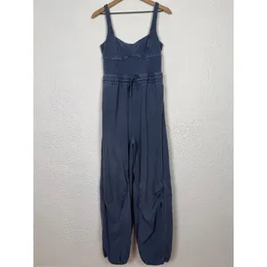 Free People Movement Inbound Onesie Stone Washed Size Medium thumbnail 2