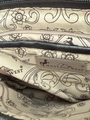 Montana West Studded Floral Tooled Western Crossbody Purse thumbnail 10