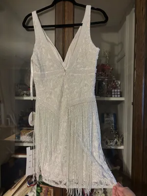 Primavera Couture Dress Homecoming White size 6 thumbnail 2