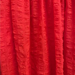 NWT L’Acadamie Revolve XS The Rene Mini Dress Poppy Red Puff Sleeve Christmas thumbnail 2