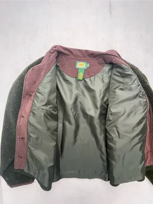 Cabelas Womens Green Moose Pine Tree Applique Cabin Core Sherpa Fleece Jacket XL thumbnail 8