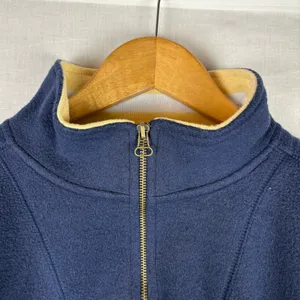 Vintage Benison Apparel Quarter Zip Fleece Moose Pullover Sweater Size L thumbnail 6