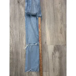 Abercrombie‎ & Fitch Curve Love Ankle Straight Ultra High Rise Jeans Blue 26 2R thumbnail 6