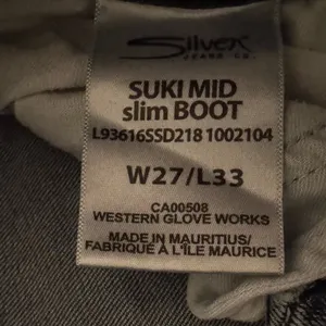 Silver Jeans SUKI Mid Slim Bootcut Women's Jeans thumbnail 8