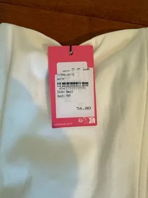NWT Edikted Strapless Ruffled Mini Dress thumbnail 5