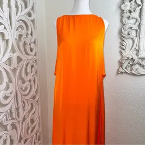 Zara Flowing Dress - Limited Edition Orange Size Small‎ thumbnail 3