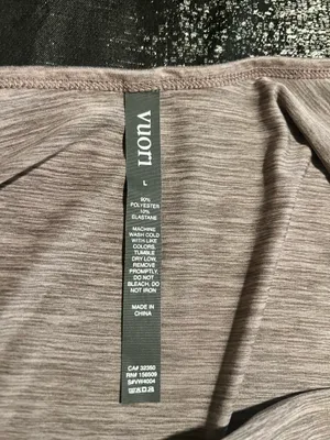 Womens large Vuori Falls wide leg sleeveless henley jumpsuit-rosemary heathered thumbnail 11