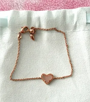Ari Kendra Scott Heart Bracelet Rose Gold thumbnail 5