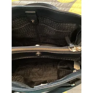 Kate Spade New York Laurel Way Evangelie Satchel in Black Saffiano Leather thumbnail 7