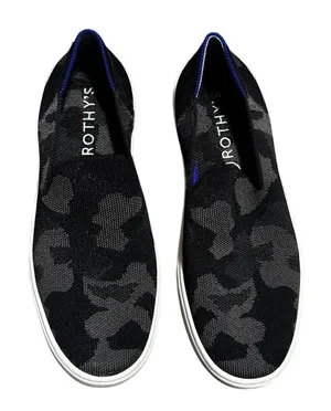 Rothy’s Women’s Slip-On Sneaker – Black Camo – Size 7.5 thumbnail 1