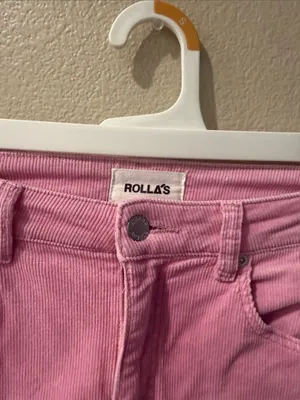 Rolla’s Pastel Pink Straight Leg thumbnail 3