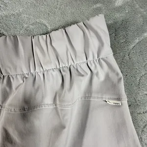 Vuori Miles Ankle Pants Women Small Beige Tapered Joggers Zip Pocket Performance thumbnail 4