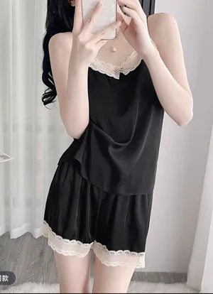 Pajamas set Black Size L thumbnail 1