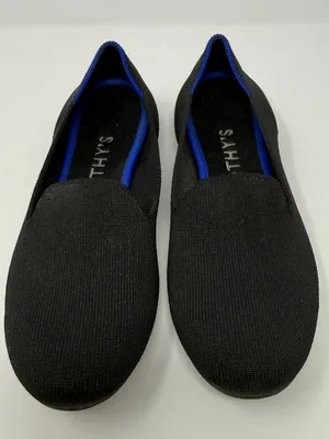 Rothy's The Lounge Loafer Slip-On Flats Womens 7 Black Minimalist Neutral Preppy thumbnail 6