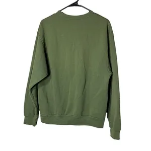 Vintage Jerzees Puppy Print Green Crewneck Sweater Size Medium thumbnail 7
