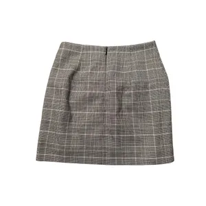 NWOT H&M Women Mini Skirt Black White Houndstooth Size 0 Petite Lined Plaid thumbnail 3