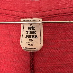We The Free Oversized Boxy Deep V Neck Short Sleeve Relaxed T Shirt thumbnail 4