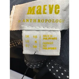 Maeve Anthropologie Navy Blue High Rise Tapered Chino Ankle Pants Womens Size 6 thumbnail 5