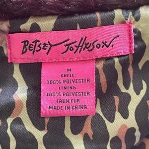 Betsey Johnson Faux Fur Vest thumbnail 4