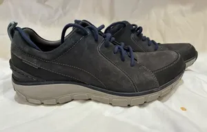 Clarks Wave Go Womans Sz7.5 Blue Waterproof Comfort Walking Athletic Shoes thumbnail 1