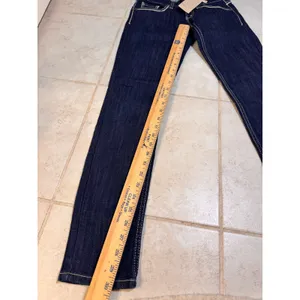 Levis 524 Too NWT Superlow Skinny Jeans Dark Wash Indigo Low Rise Denim Size 2 thumbnail 3