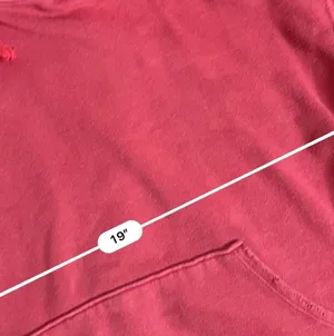 Aerie red oversized hoodie thumbnail 4