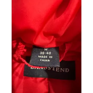 Lands End Red Goose Down Puffer Vest Women Medium 38-40‎ Quilted Insulated Shell thumbnail 6