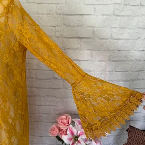 Polly & Esther Golden Lace Kimono thumbnail 3