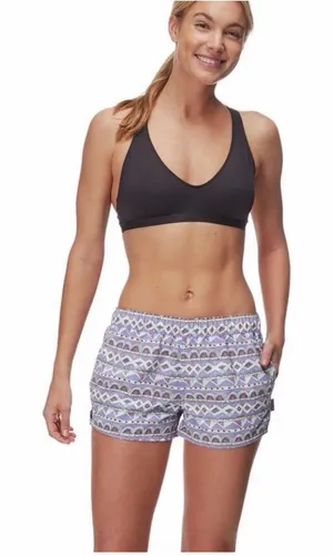 Patagonia summer vtg Barely Lavender and White Tribal Swim Shorts thumbnail 1