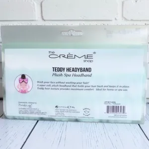 The Creme Shop Teddy Headband Mint Green & White Stripe NIP thumbnail 2