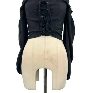 Superdown Darleen Off the Shoulder Corset Top in Black‎ Size XS thumbnail 5