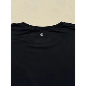 Lululemon Women's Hold Tight Short Sleeve Shirt Black Ribbed Modal Tee Sz 4/6 thumbnail 4