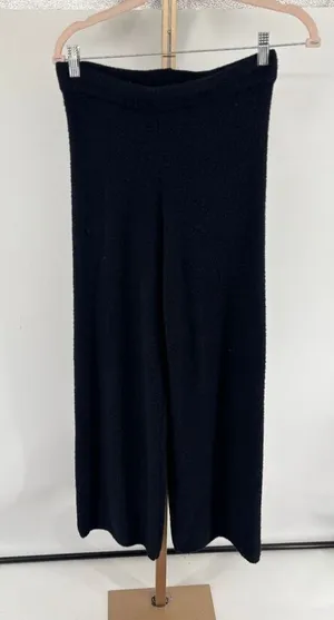 Aritzia Wilfred Free Pull On Fuzzy Knit Black Pants Size Small thumbnail 1