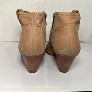 Frye Womens Reina Ash Leather Western Pointed Toe Booties Ankle Boots Size 8.5 thumbnail 4